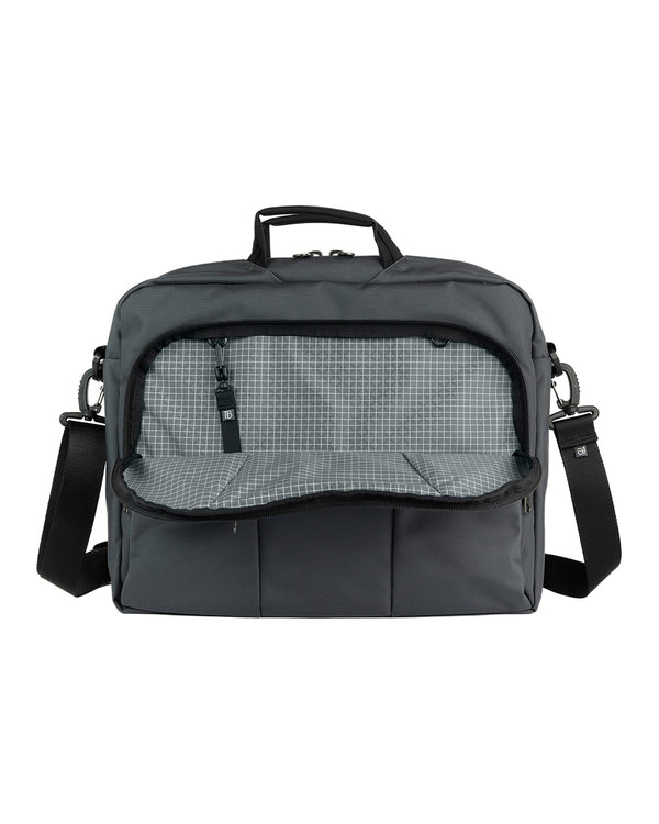 The Cadet in Nebulous Grey Ballistic with a Island (bright blue with white grid) 200 Halcyon interior.